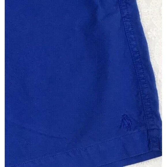 Polo Ralph Lauren XXL Classic Fit 5" Prepster Elastic Waist Chino Shorts Royal - Picture 3 of 6